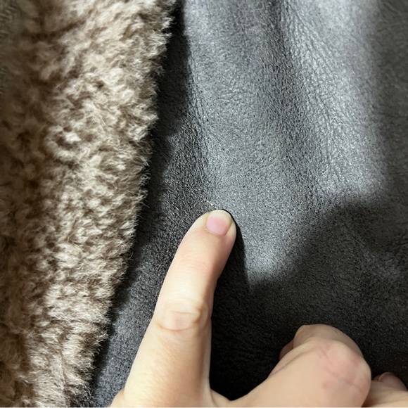 Designer Rebecca Taylor Real Shearling Lamb's Wool Penny Lane Winter Coat - Picture 3 of 16